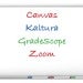 Canvas, Kaltura, Gradescope, Zoom