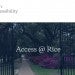 Rice Digital Accessibility home page