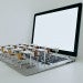classroom desks on laptop
