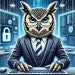 owl dressed as information security officer